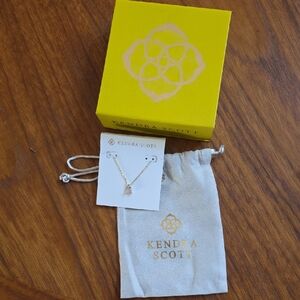 Kendra Scott Gold Blair Pendant Necklace, NIB